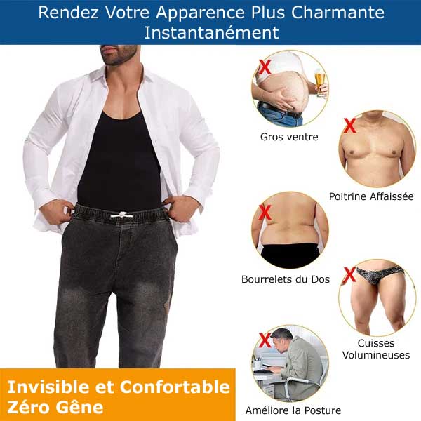 Modeleur Corps Alpha – L’Armure Invisible pour une Prestance Domptée