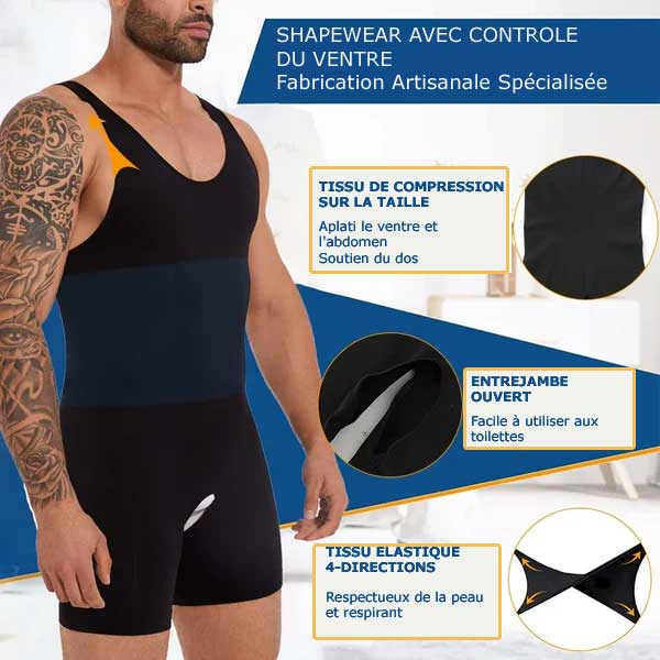 Modeleur Corps Alpha – L’Armure Invisible pour une Prestance Domptée