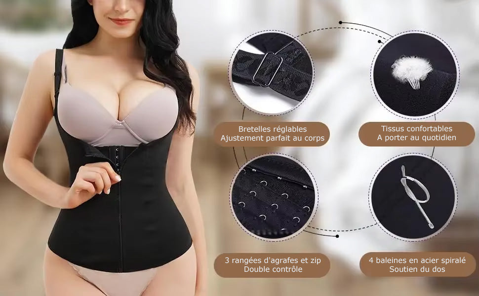Corset Feu Secret – L’Alliance de la Chaleur et de la Séduction