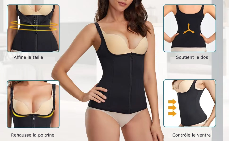 Corset Feu Secret – L’Alliance de la Chaleur et de la Séduction